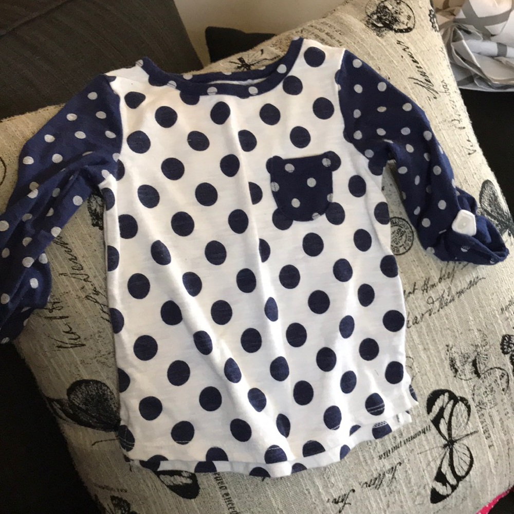 Car &jack poke dot shirt